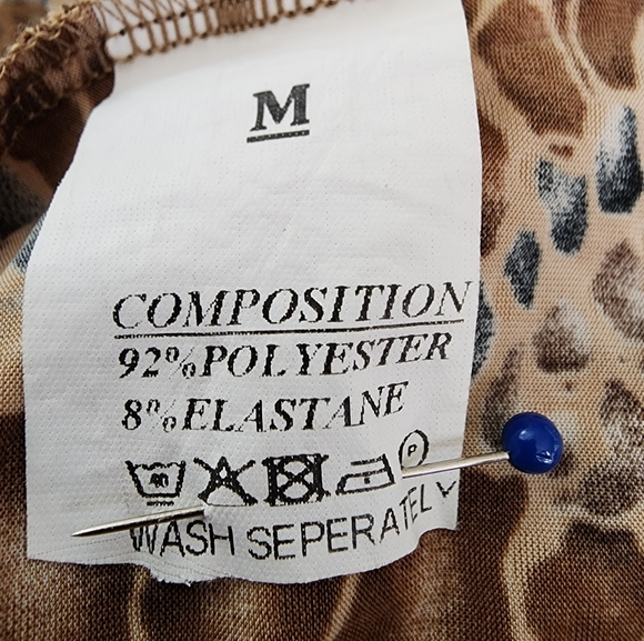 SALE 4 FOR $20 BLIND DATE Animal print with flat sequins all over. - Picture 2 of 7